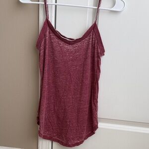 Almost Famous Maroon tank Top